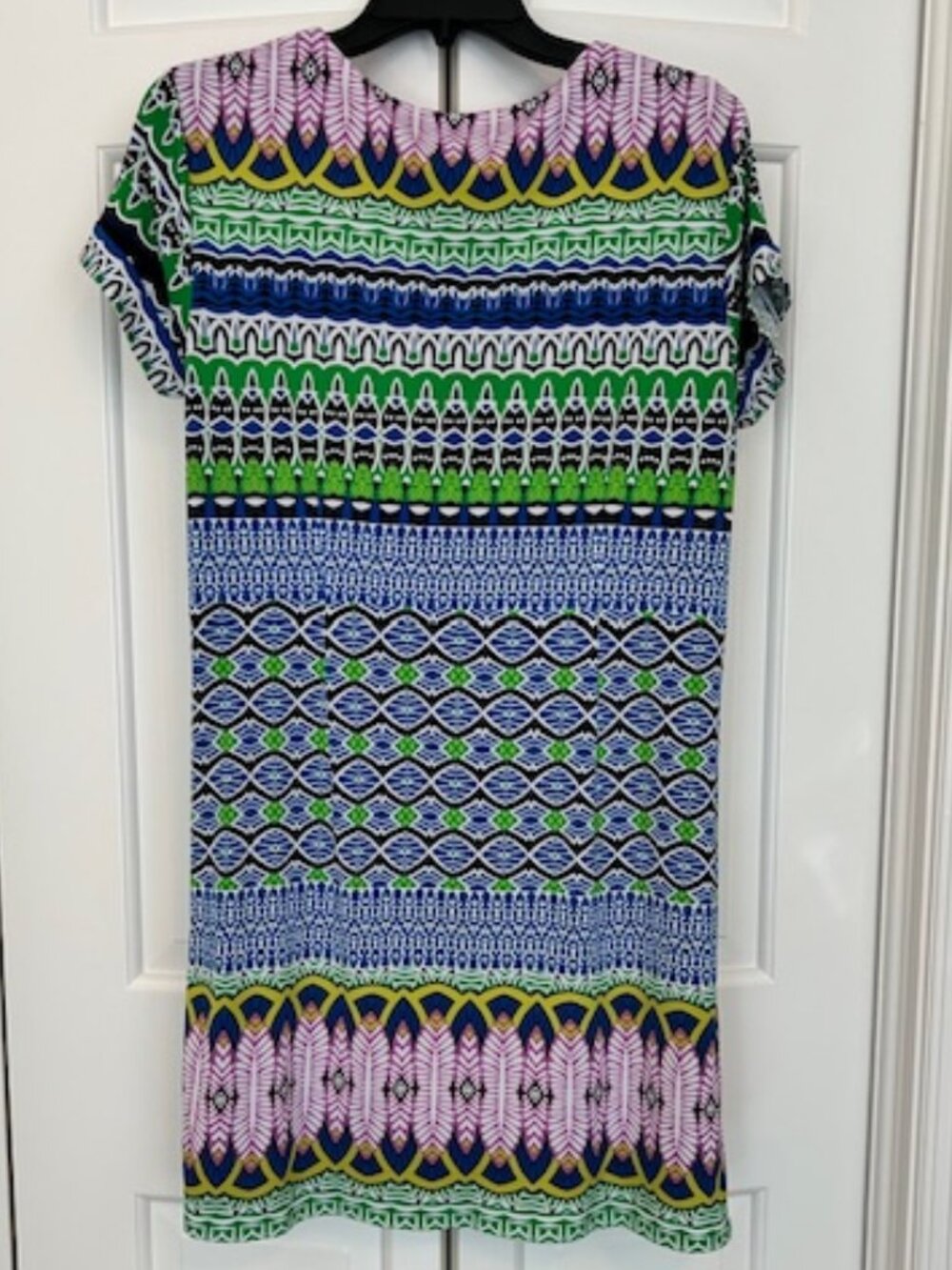 Laundry by Shelli Segal Geometric Print Shift Dress | Size MP - Picture 5 of 8